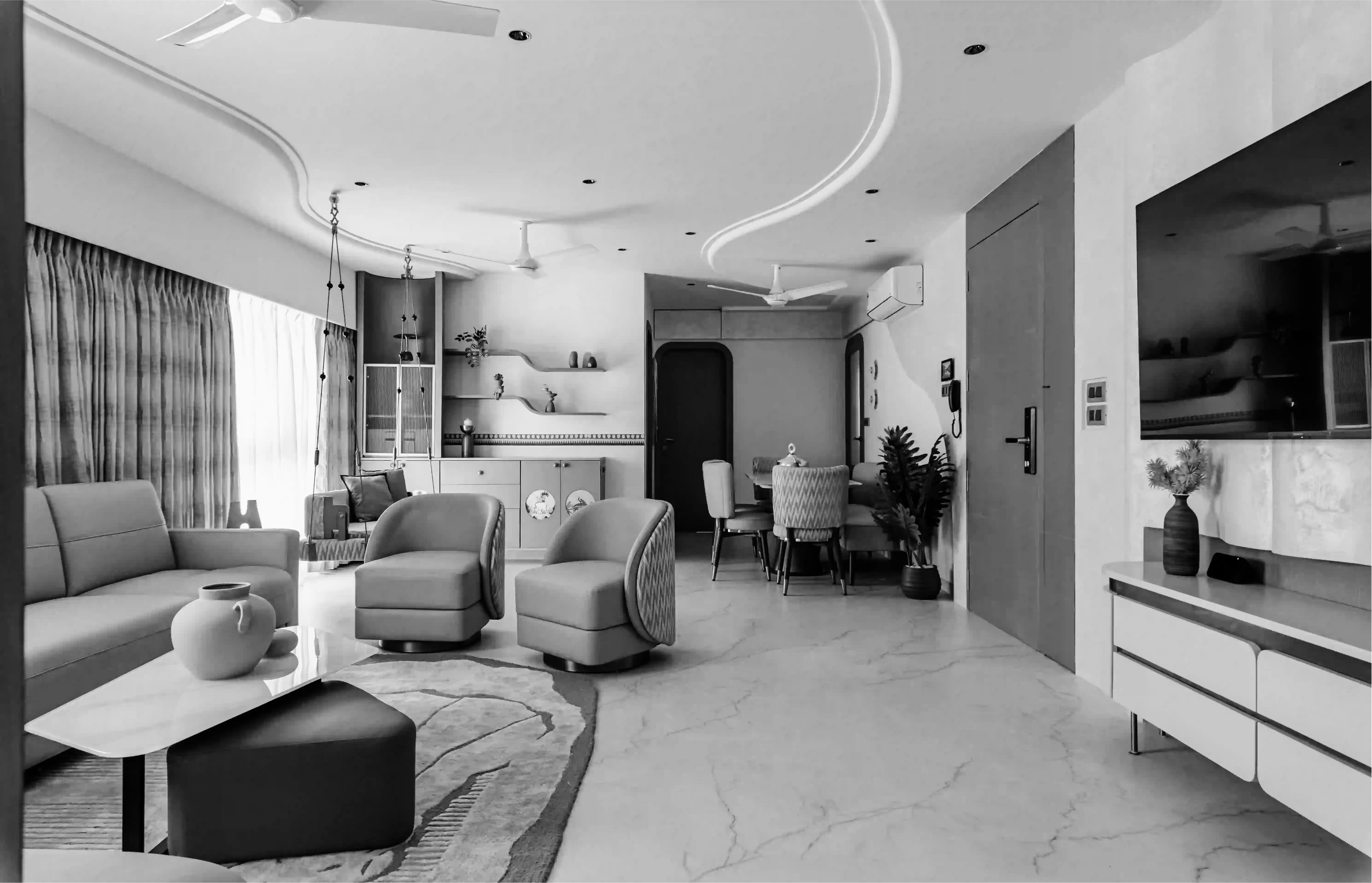 Ajmera boulevard interior designer in mumbai